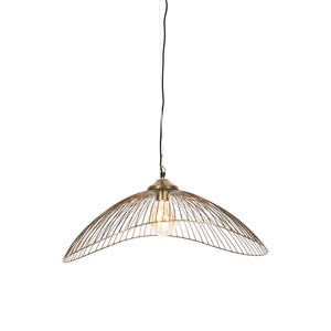 QAZQA, Design Hängelampe Messing 64 cm - Pia, Design Hängelampe Messing 64 cm - Pia