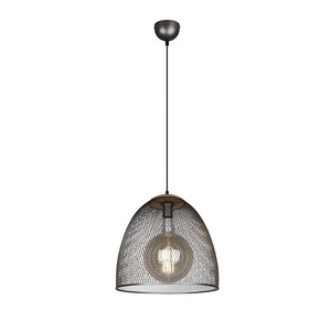 TRIO LEUCHTEN, Industrielle Hängelampe Stahl - Ravi, Industrielle Hängelampe Stahl - Ravi