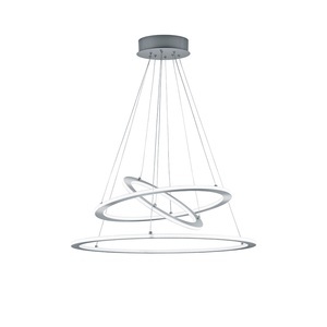 TRIO LEUCHTEN, Design Hängelampe Stahl inkl. LED 3-stufig dimmbar - Tijn