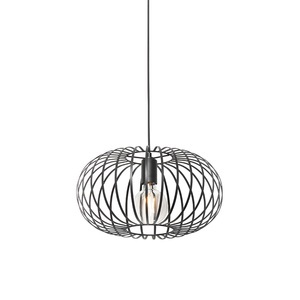 QAZQA, Design hanglamp zwart - Johanna, Design Hängelampe schwarz - Johanna