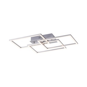 Deckenleuchte Stahl 53 cm inkl. LED und dimmbarem 3-Licht - Amanda