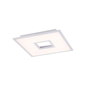 Design Deckenleuchte weiß 45 cm inkl. LED und Dimmer RGB - Fliese
