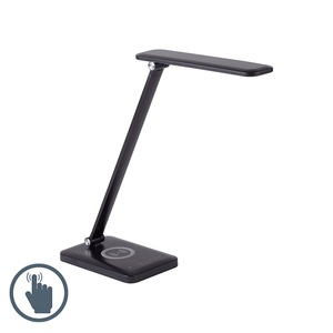 Paul Neuhaus, Design Tischleuchte schwarz inkl. LED mit Touch Dimmer - Tina, Design Tischleuchte schwarz inkl. LED mit Touch Dimmer - Tina