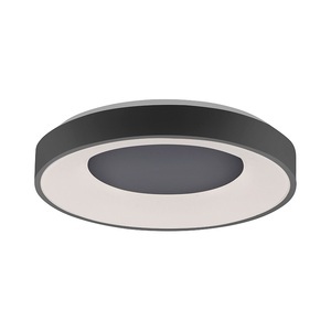 Moderne Deckenleuchte schwarz inkl. LED 3-stufig dimmbar - Steffie