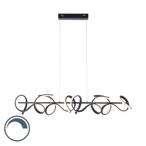 Paul Neuhaus, Design Hängelampe schwarz inkl. LED und Dimmer - Krisscross