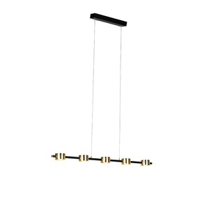 MTK Leuchten, Moderne Hängelampe Gold inkl. LED 5-Leuchten - Kiko, Moderne Hängelampe Gold inkl. LED 5-Leuchten - Kiko