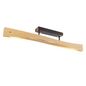 MTK Leuchten, Land Deckenleuchte Holz inkl. LED 3-Stufen dimmbar - Sjaak