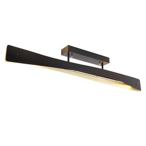 MTK Leuchten, Moderne Deckenleuchte schwarz inkl. LED 3-stufig dimmbar - Sjaak