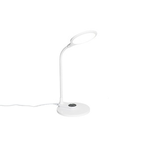QAZQA, Tisch- und Wandleuchte weiß inkl. LED mit Touchdimmer - Joni