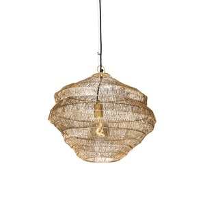 QAZQA, Oosterse hanglamp goud 45 cm x 60 cm - Vadi