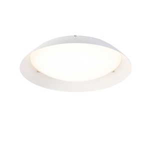 QAZQA, Moderne plafondlamp wit 38 cm incl. LED - Bjorn
