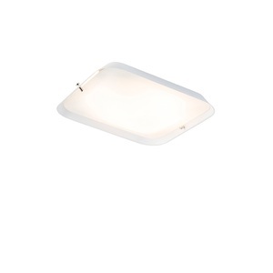 QAZQA, Moderne plafondlamp wit 24,5 cm incl. LED - Edor