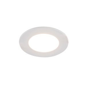QAZQA, Set van 6 inbouwspots wit incl. LED 3-staps dimbaar IP65 - Blanca
