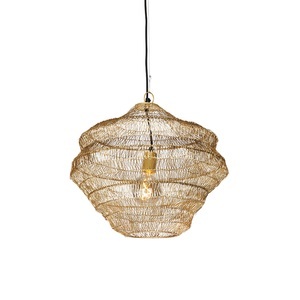QAZQA, Oosterse hanglamp goud 45 cm x 40 cm - Vadi