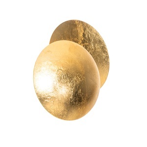 QAZQA, Moderne wandlamp goud - Sunrise, 