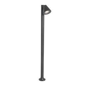 QAZQA, Moderne Outdoor-Stange schwarz 100 cm IP44 - Ciara, Moderne Outdoor-Stange schwarz 100 cm IP44 - Ciara