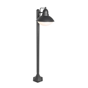 QAZQA, Moderne Outdoor-Stange schwarz 100 cm IP44 - Marcel