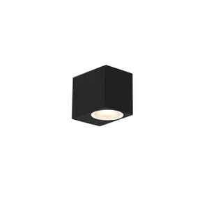 QAZQA, Set van 4 moderne wandlampen zwart IP44 - Baleno I