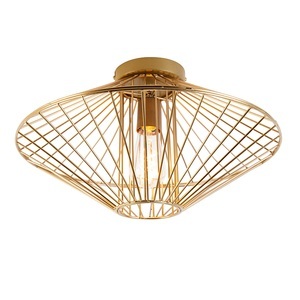 QAZQA, Design plafondlamp goud - Zahra, Design plafondlamp goud - Zahra