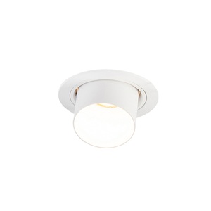QAZQA, Smart inbouwspot wit kantelbaar incl. wifi GU10 - Installa, 