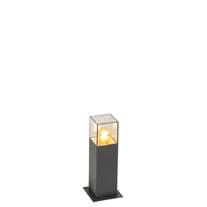 QAZQA, Smarte Industrie-Stehleuchte anthrazit 30 cm inkl. Wifi A60 - Dänemark