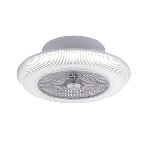 Paul Neuhaus, Design Deckenventilator grau inkl. LED RGB 2700 - 5000K - Raki, Design Deckenventilator grau inkl. LED RGB 2700 - 5000K - Raki