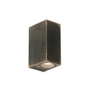 QAZQA, Moderne wandlamp antiek goud IP44 - Baleno II