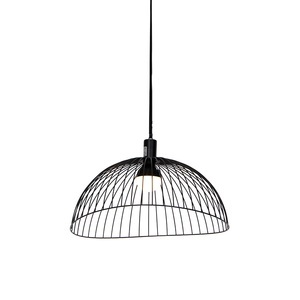 Design hanglamp zwart incl. LED oplaadbaar RGBW - Pua