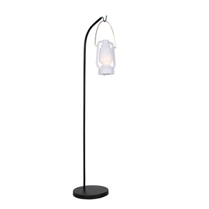 QAZQA, Design Outdoor Stehleuchte schwarz IP44 inkl. LED - Mart Storm Small, Design Outdoor Stehleuchte schwarz IP44 inkl. LED - Mart Storm Small