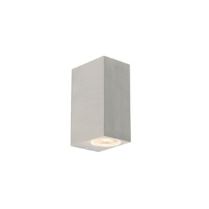 QAZQA, 2er Set moderne Wandleuchten Stahl IP44 - Baleno II, 2er Set moderne Wandleuchten Stahl IP44 - Baleno II