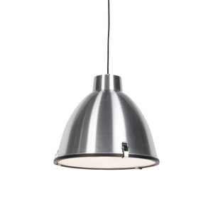 QAZQA, 2er Set Hängelampen Aluminium 38 cm dimmbar - Anteros, 2er Set Hängelampen Aluminium 38 cm dimmbar - Anteros