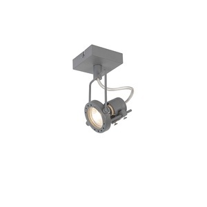 QAZQA, Anthrazit Industrie-Scheinwerfer drehbar und kippbar - Suplux, Anthrazit Industrie-Scheinwerfer drehbar und kippbar - Suplux
