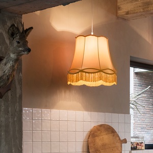 QAZQA, Retro Hängelampe gold 45 cm - Granny