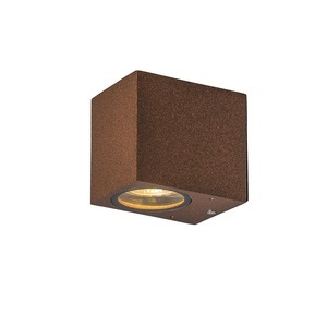 QAZQA, Set mit 2 industriellen Wandleuchten rostbraun IP44 - Baleno I., Set mit 2 industriellen Wandleuchten rostbraun IP44 - Baleno I.