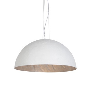 QAZQA, Moderne Hängelampe weiß 70 cm - Magna