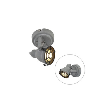 QAZQA, Robuster Spot Betonlook - Medox, Robuster Spot Betonlook - Medox