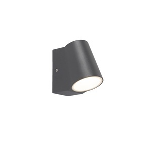 QAZQA, Außenleuchte anthrazit mit Hell-Dunkel-Sensor inkl. LED - Uma, Außenleuchte anthrazit mit Hell-Dunkel-Sensor inkl. LED - Uma