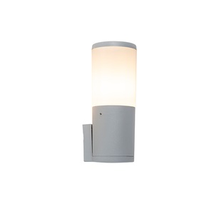 QAZQA, Moderne Außenwandleuchte grau IP55 inkl. LED - Amelia