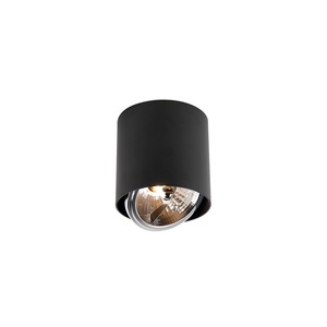 QAZQA, Design Spot Zylinder schwarz - Impact-Up G9