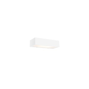 QAZQA, Design längliche Wandleuchte weiß 25 cm - Houx, Design längliche Wandleuchte weiß 25 cm - Houx