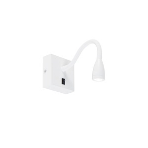 QAZQA, Moderne flexible Wandleuchte weiße LED - Flex