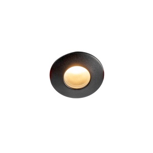 QAZQA, Moderner Einbauspot schwarz IP44 - Gap, Moderner Einbauspot schwarz IP44 - Gap