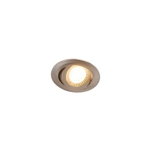 QAZQA, Set mit 5 modernen Einbaustrahlern aus Stahl inkl. LED 3-stufig dimmbar - Mio, Set mit 5 modernen Einbaustrahlern aus Stahl inkl. LED 3-stufig dimmbar - Mio