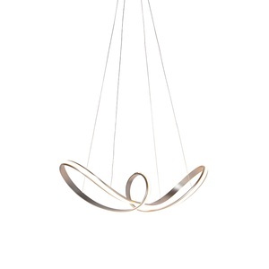 QAZQA, Design Pendelleuchte Stahl dimmbar inkl. LED - Viola Due