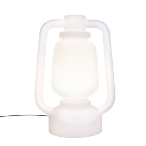 QAZQA, Stehleuchte weiß 110 cm IP44 - Storm Extra Large, 