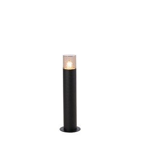 QAZQA, Moderne Stehleuchte 50 cm schwarz - Odense, Moderne Stehleuchte 50 cm schwarz - Odense