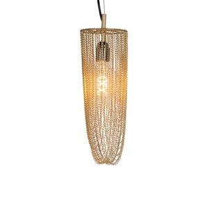 QAZQA, Orientalische Hängelampe Gold - Catena Cabalto, Orientalische Hängelampe Gold - Catena Cabalto