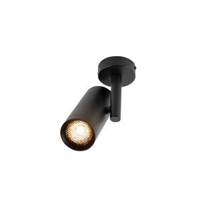 QAZQA, Design Spot schwarz - Scopio Honey, Design Spot schwarz - Scopio Honey