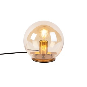 LeuchtenDirekt, LeuchtenDirekt SCARLETT 13703-27 Tischlampe E27 Amber