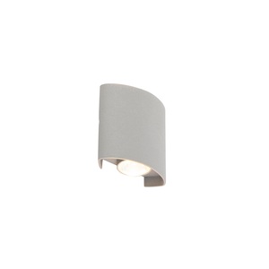 XXXLutz, XXXLutz Led-wandleuchte , 9486-21 Carlo , Silberfarben , Metall , 3.2x8x7.6 cm , glatt , 003467045701